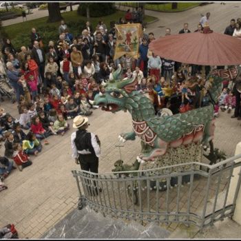 Installation titled "Dragocirco" by Criadores De Imagens, Original Artwork