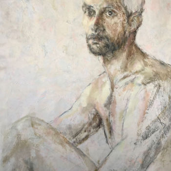 Painting titled "David" by Cristina Gondolo, Original Artwork, Oil