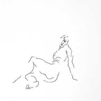 Drawing titled "Sans titre (0698)" by Cristina Gondolo, Original Artwork