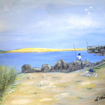 Malerei mit dem Titel "358 - LE PECHEUR…" von Crilamb, Original-Kunstwerk