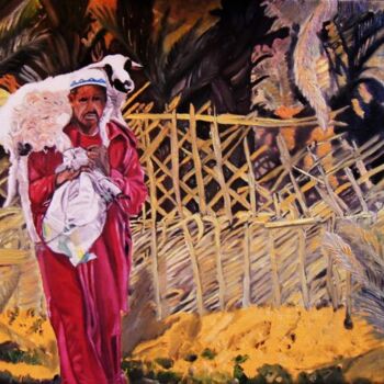 Peinture intitulée "Le marocain" par Criquet, Œuvre d'art originale