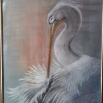 Painting titled "pelican" by Criscol, Original Artwork