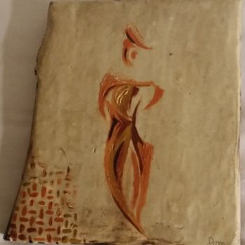 Malerei mit dem Titel "lumbago" von Dominique Sarrouy, Original-Kunstwerk, Öl