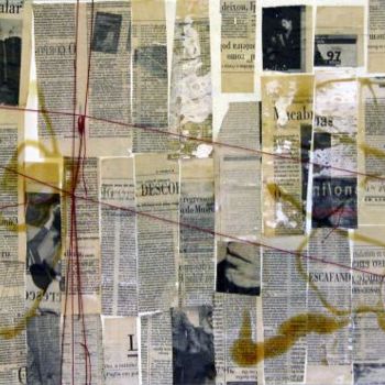 Colagens intitulada "Fados & faits divers" por Cristina Oliveira, Obras de arte originais