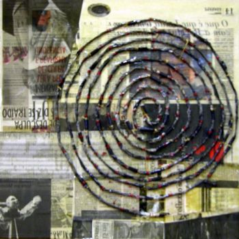 Collages titled "Glory game" by Cristina Oliveira, Original Artwork