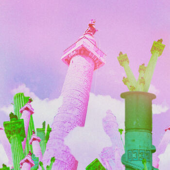 Fotografía titulada "The Pillars of Life…" por Cristiana Bezerra, Obra de arte original, Fotografía analógica