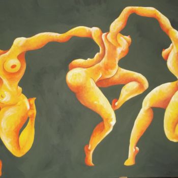 Pittura intitolato "la-danza-acrilico-s…" da Crista, Opera d'arte originale, Acrilico