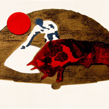 Incisioni, stampe intitolato "abanico-v.jpg" da Cristina Santander, Opera d'arte originale, incisione