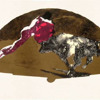 Estampas & grabados titulada "abanico-viii.jpg" por Cristina Santander, Obra de arte original, Grabado