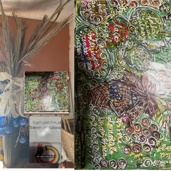 Diseño titulada "Árvore de Natal Ama…" por Cristina Vaz Duarte Da Cruz, Obra de arte original, Mueble