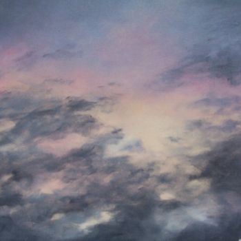 Malerei mit dem Titel "Nubes II (Clouds II)" von Cristina Del Rosso, Original-Kunstwerk, Öl