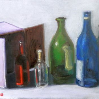 Painting titled "Reciclados (Recycle…" by Cristina Del Rosso, Original Artwork, Oil