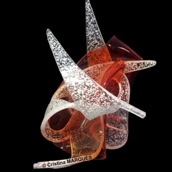 Sculpture titled "Corallium" by Cristina Marquès, Original Artwork, Plastic