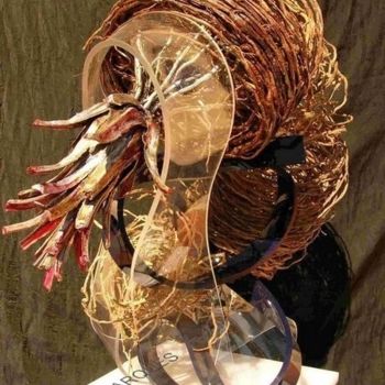 Escultura intitulada "Le Nautile" por Cristina Marquès, Obras de arte originais, Plástico