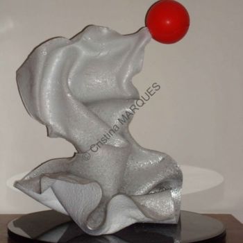 Skulptur mit dem Titel "The Dolphin Show" von Cristina Marquès, Original-Kunstwerk, Kunststoff