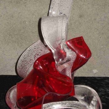 Sculpture titled "The Fender" by Cristina Marquès, Original Artwork, Plastic