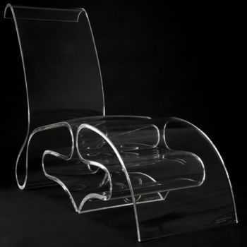 Sculpture titled "Sculpture-fauteuil…" by Cristina Marquès, Original Artwork, Plastic
