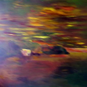 Картина под названием "landscape" - Orosanu Cristina, Подлинное произведение искусства