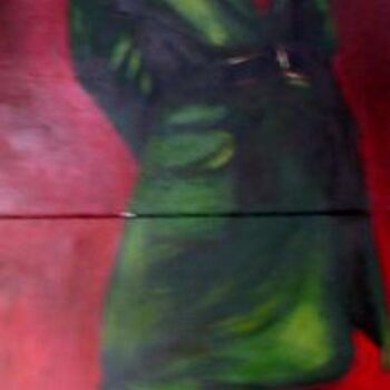 Картина под названием "woman" - Orosanu Cristina, Подлинное произведение искусства