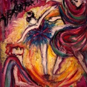 Painting titled "El Ballet II" by Cristina Vidal, Original Artwork