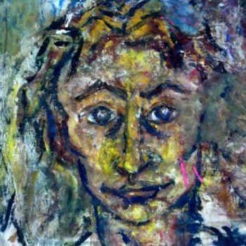 Dibujo titulada "Retrato de Ivana de…" por Cristina Vidal, Obra de arte original