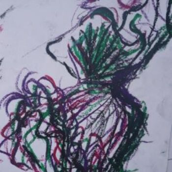 Картина под названием "Flamenco-Madrid rec…" - Cristina Vidal, Подлинное произведение искусства