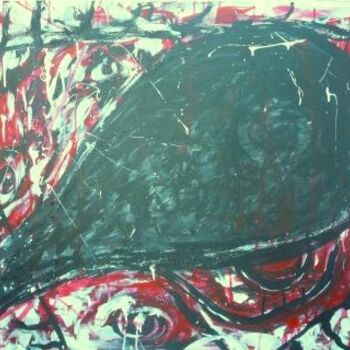 Pintura intitulada "Lo ultimo de la Mud…" por Cristina Vidal, Obras de arte originais
