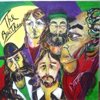 Painting titled "" The Beatles and B…" by Cristina Vidal, Original Artwork