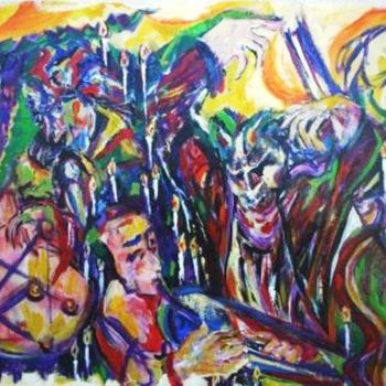 Pintura titulada "" La novena sinfoni…" por Cristina Vidal, Obra de arte original