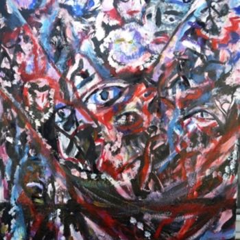 Peinture intitulée "" La terrorifica me…" par Cristina Vidal, Œuvre d'art originale