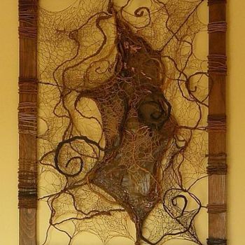 Painting titled "Roots" by Cristina Zegrea, Original Artwork, Other