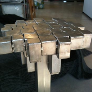 Sculpture titled "stool tower" by Cristo Ash, Original Artwork