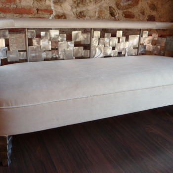 Γλυπτική με τίτλο "banquette" από Cristo Ash, Αυθεντικά έργα τέχνης