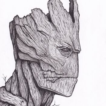 Tekening getiteld "Groot" door Critical Matt, Origineel Kunstwerk, Inkt