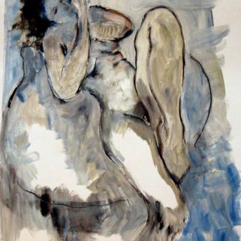 绘画 标题为“Studio Nude” 由Catherine Rogers, 原创艺术品, 油