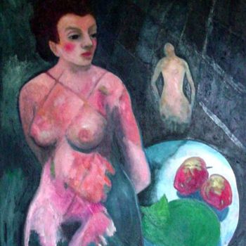 Pintura intitulada "Invisible Woman III" por Catherine Rogers, Obras de arte originais, Óleo