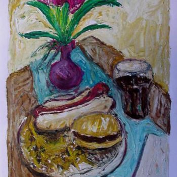 Painting titled "Still Life 6" by Catherine Rogers, Original Artwork, Oil