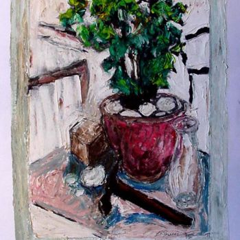 Pintura titulada "Still Life 7" por Catherine Rogers, Obra de arte original, Oleo