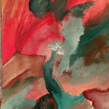 Painting titled "Ombres flottantes" by Lrog, Original Artwork, Acrylic