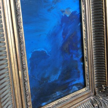 Pintura titulada "Ici commence le ciel" por Jean-Louis Crudenaire, Obra de arte original, Gouache