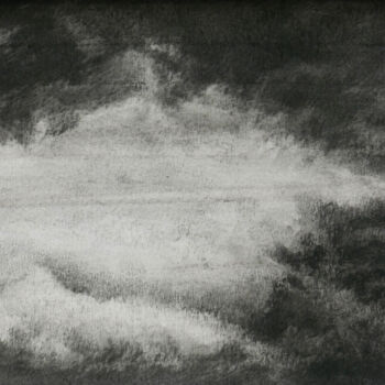 图画 标题为“Encore un peu d'att…” 由Jean-Louis Crudenaire, 原创艺术品, 木炭