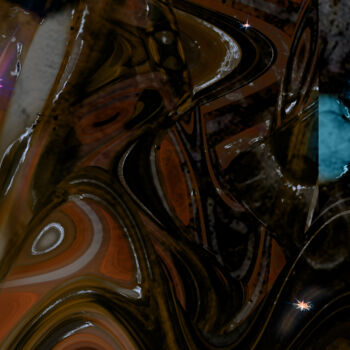 Malerei mit dem Titel "ABSTRACT FLUID SPAC…" von Cryptid, Original-Kunstwerk, Digitale Malerei