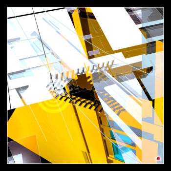 Digitale Kunst getiteld "Abstrapolis D02" door Christophe Martel (zenn), Origineel Kunstwerk, 2D Digital Work