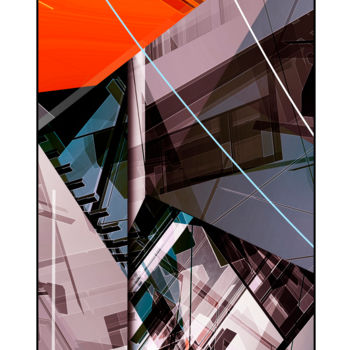 Digital Arts titled "Abstrapolis D18" by Christophe Martel (zenn), Original Artwork, 2D Digital Work