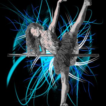Artesanía titulada "Danseuse #1" por Christophe Tellier, Obra de arte original, Otro