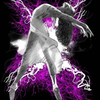 Ambacht getiteld "Danseuse #3" door Christophe Tellier, Origineel Kunstwerk, Anders