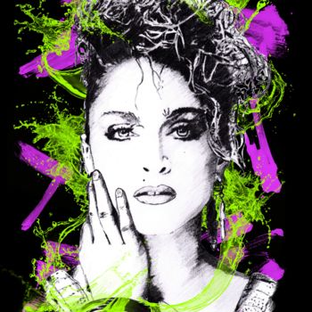 「Madonna」というタイトルのアートクラフト Christophe Tellierによって, オリジナルのアートワーク, その他