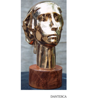 Sculpture titled "Danteasca" by Mihai Ecobici, Original Artwork, Bronze