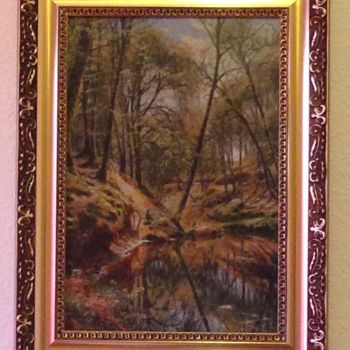 Peinture intitulée "La magia del bosque…" par Cuadros Con Estilo Dina, Œuvre d'art originale