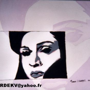 Картина под названием "Madonna I" - Marie C. Cudraz, Подлинное произведение искусства, Масло